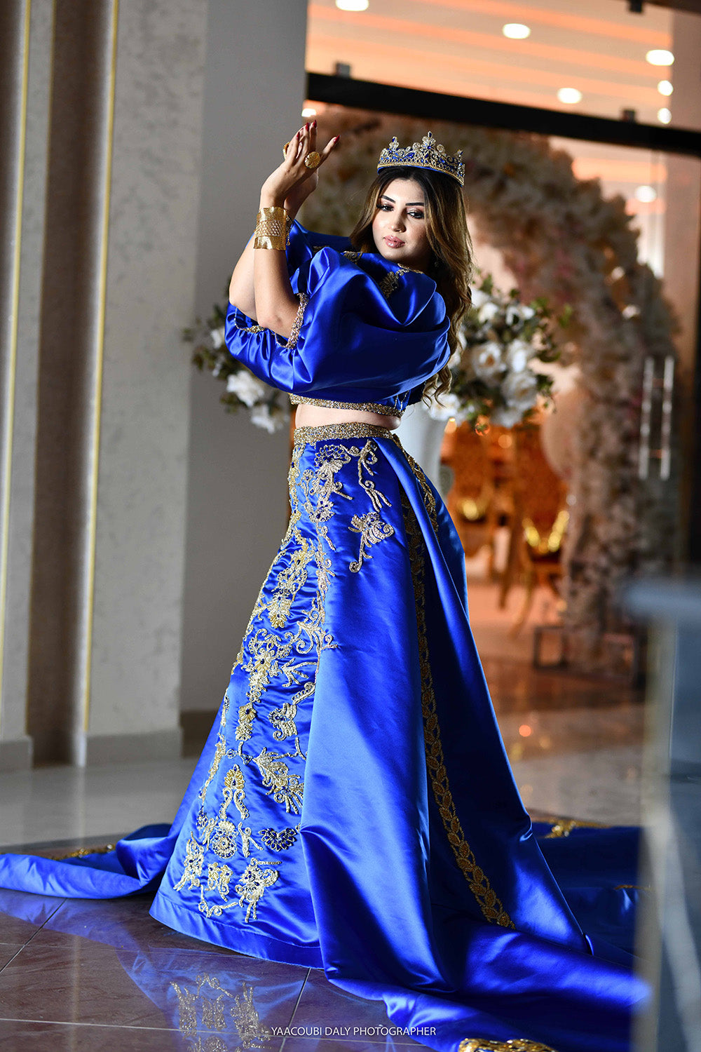 robe henna - Bleu