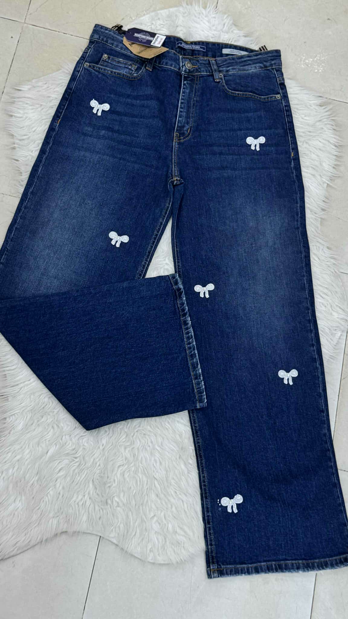 pantalon jeans foncé