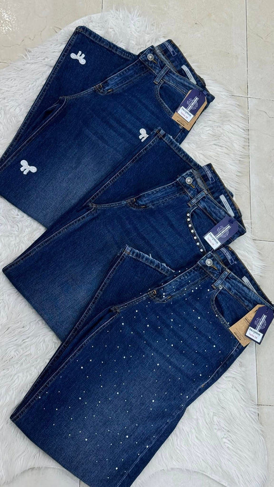 pantalon jeans foncé