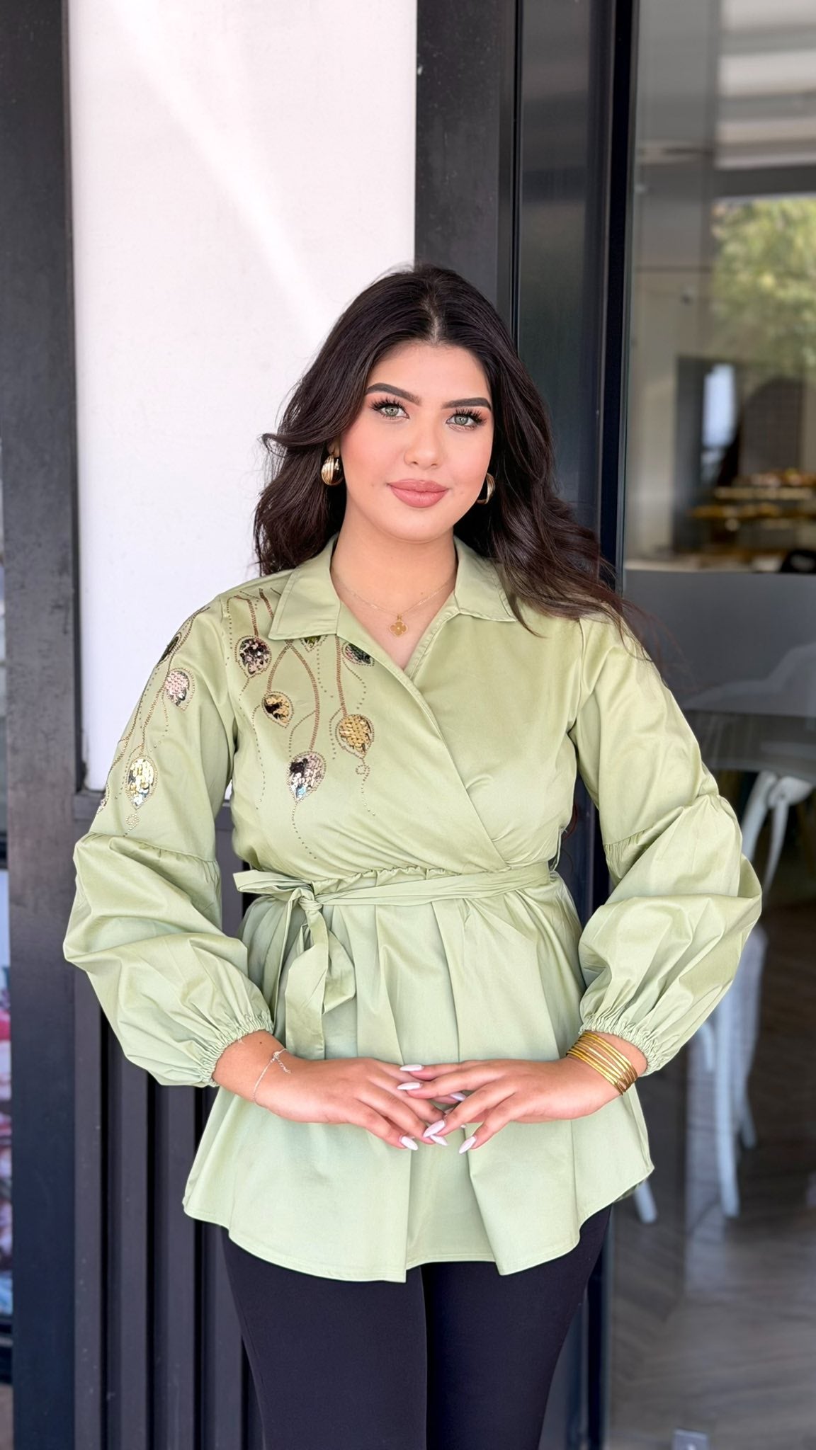 chemise croisée