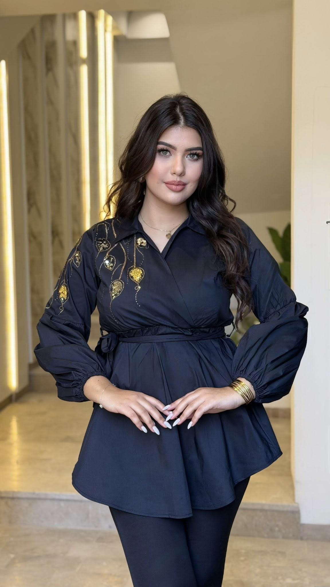 chemise croisée