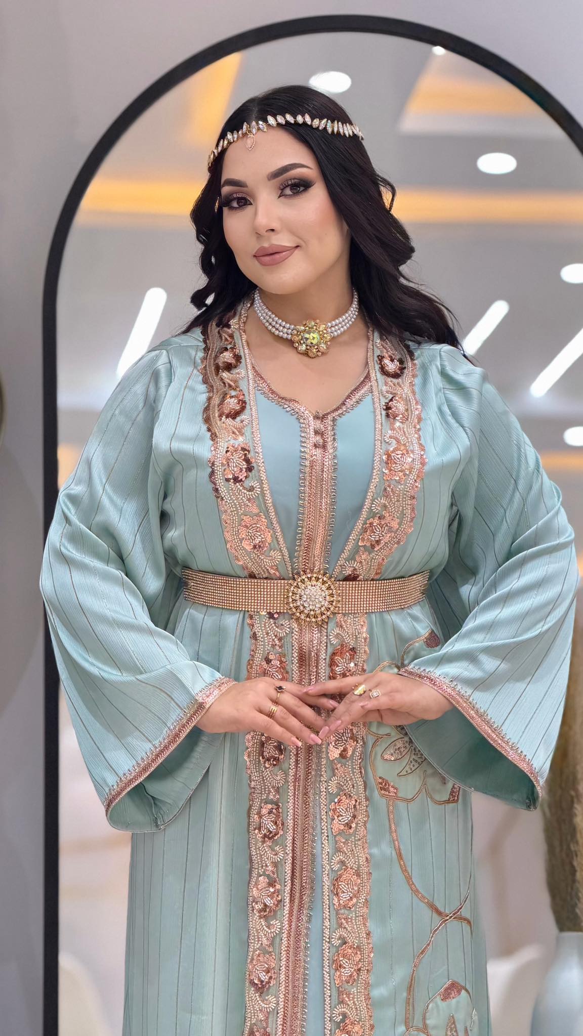 abaya diamante