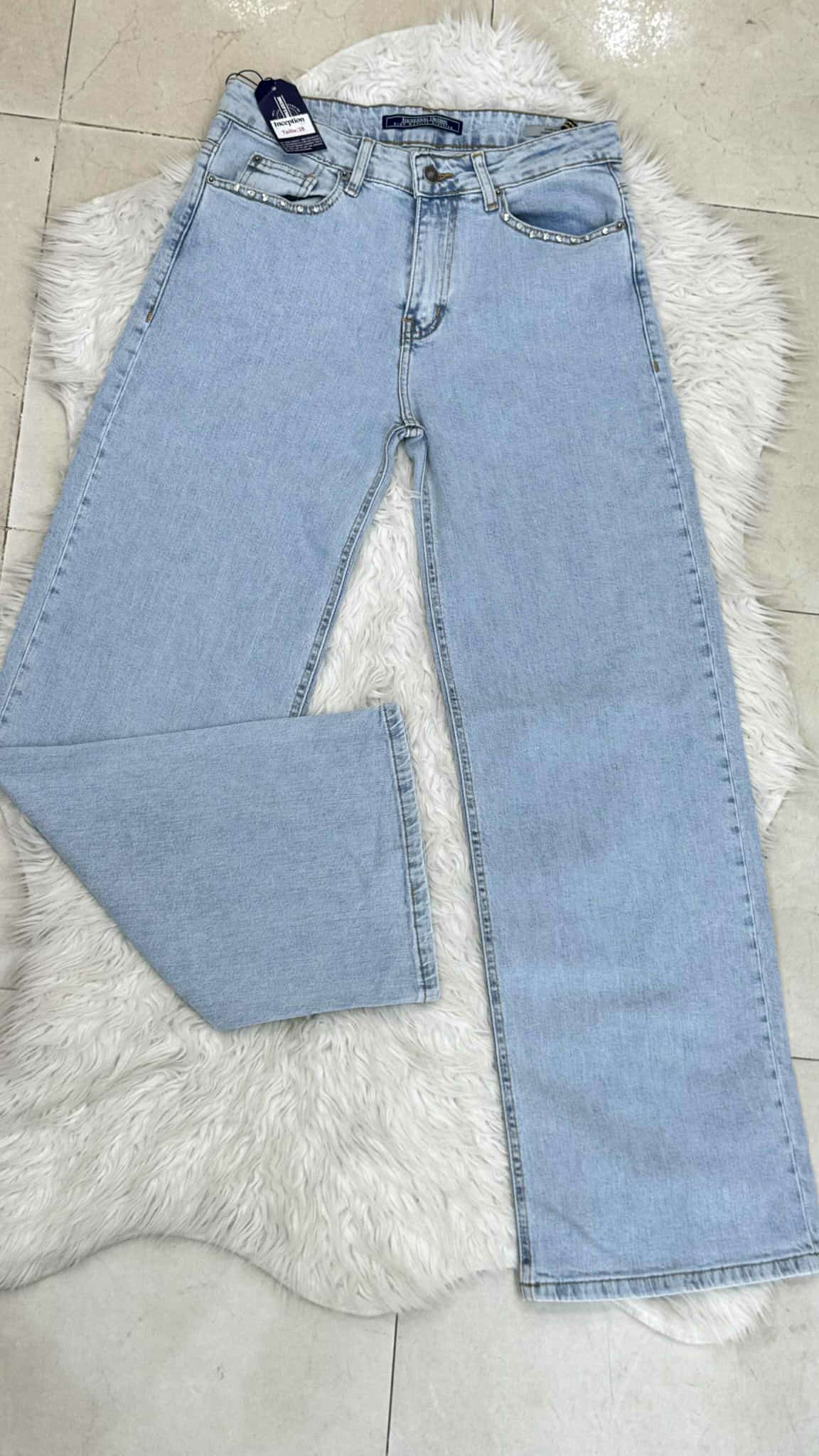 pantalon jeans clair